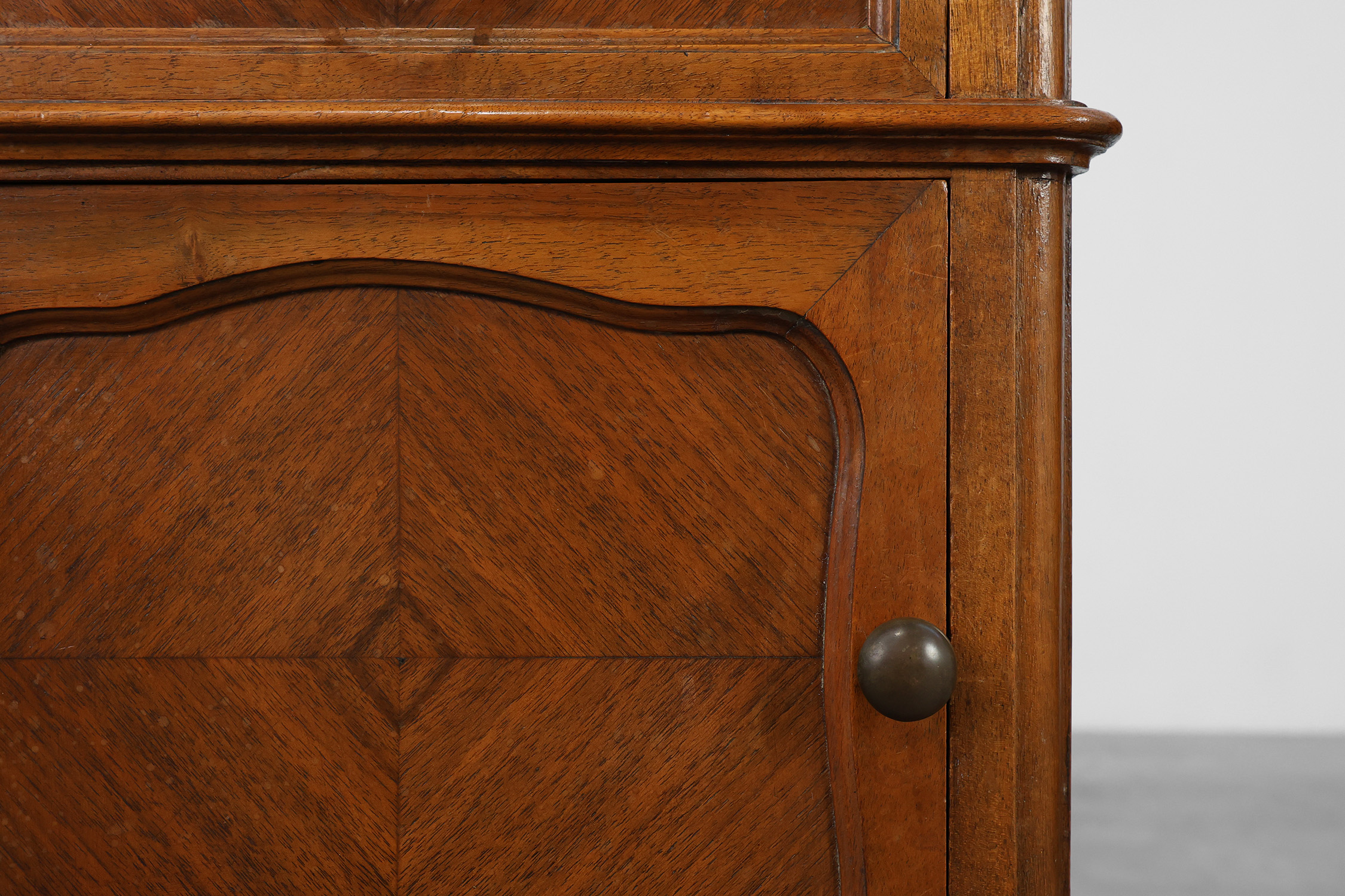Pair Louis XV‑Style Nightstands with Marble Tops, France ca. 1900thumbnail